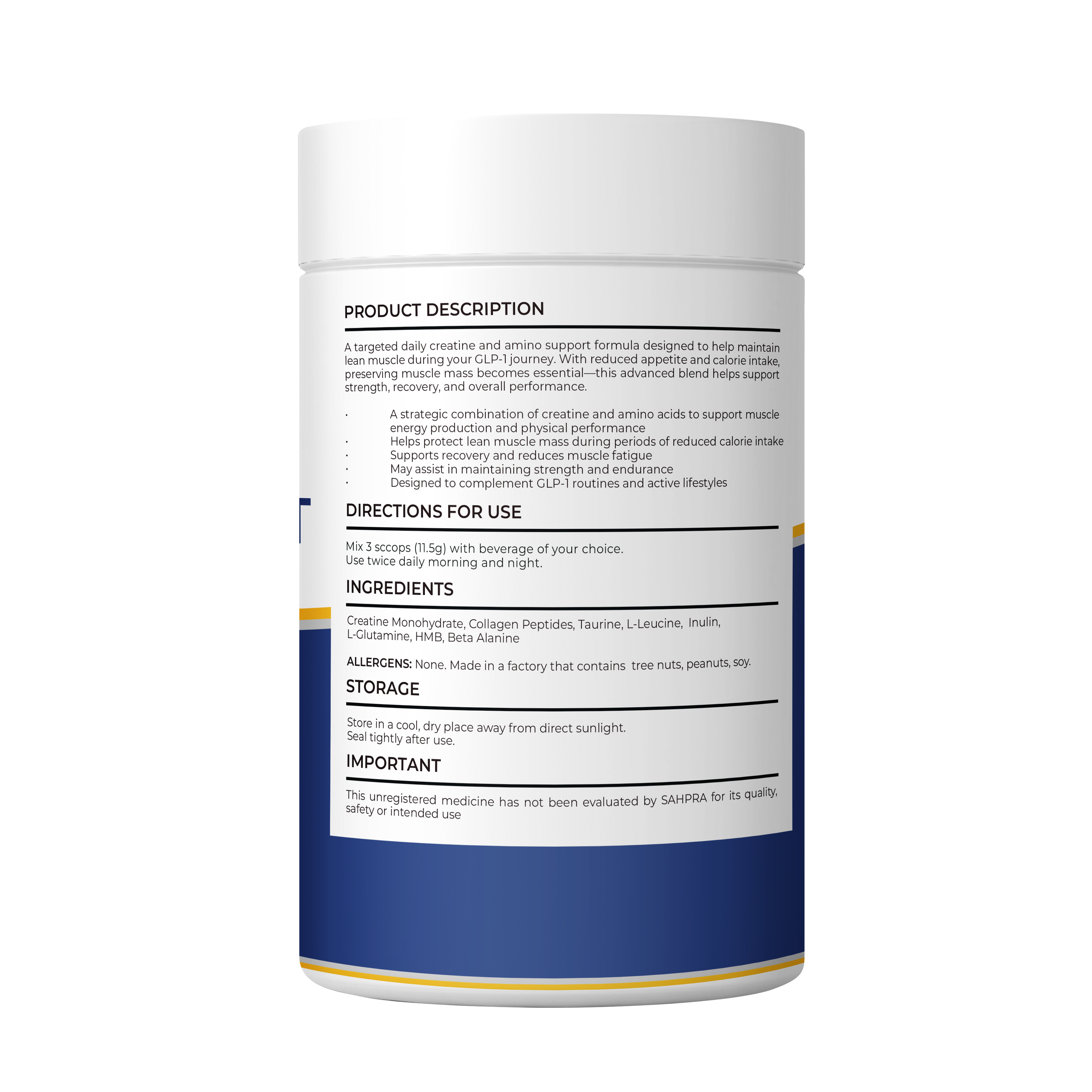 creatine glp 1 My Wellness GLP-1 Muscle Protect Creatine 230g
