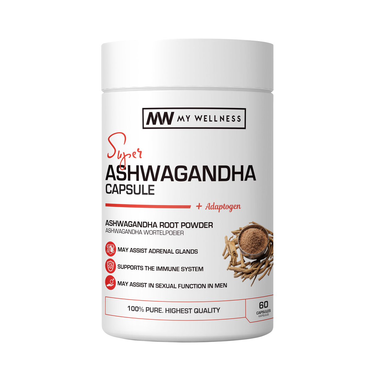 My Wellness Super Ashwagandha Extract 60 Veggie Caps