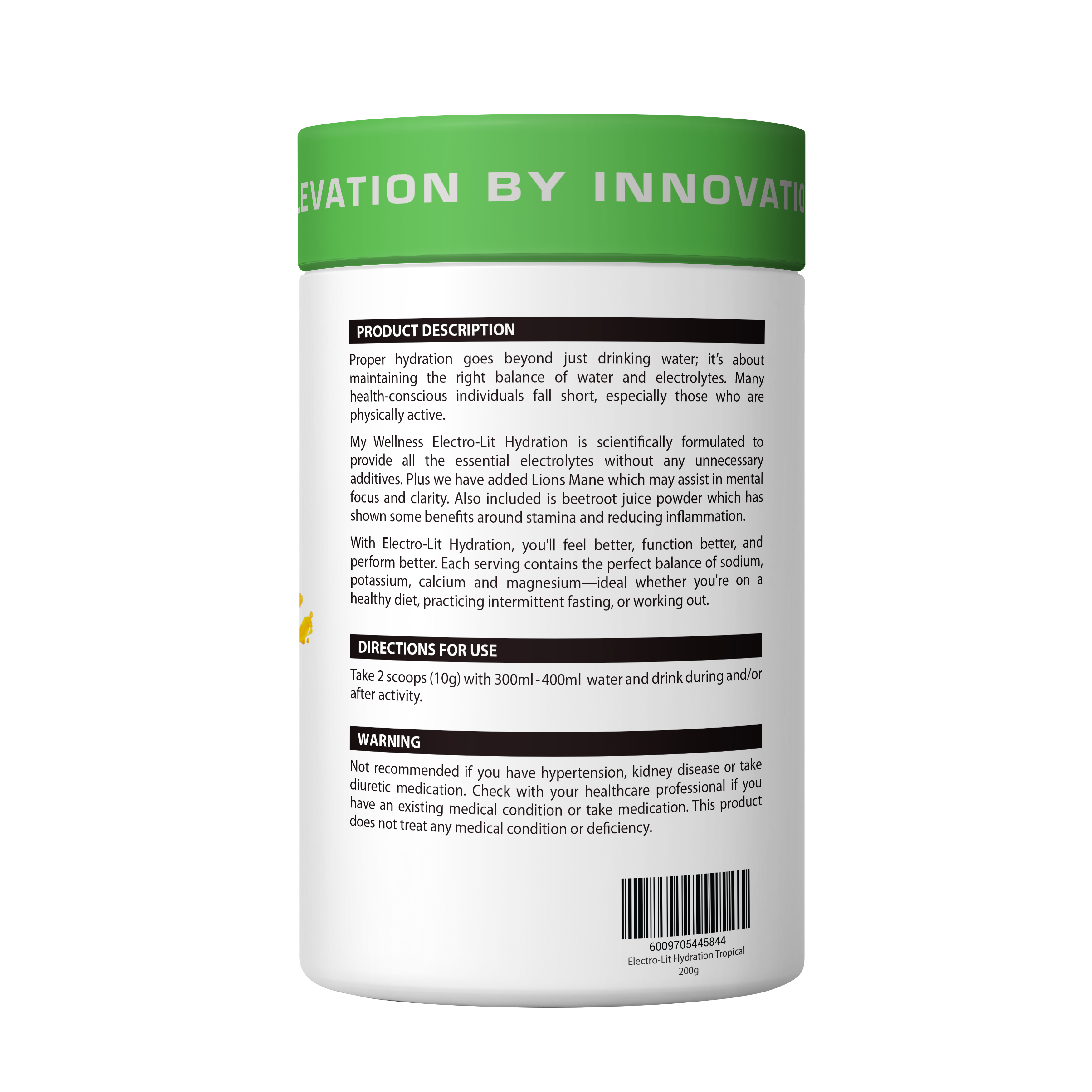 Lit Hydrations My Wellness Electro-Lit Hydration 200g
