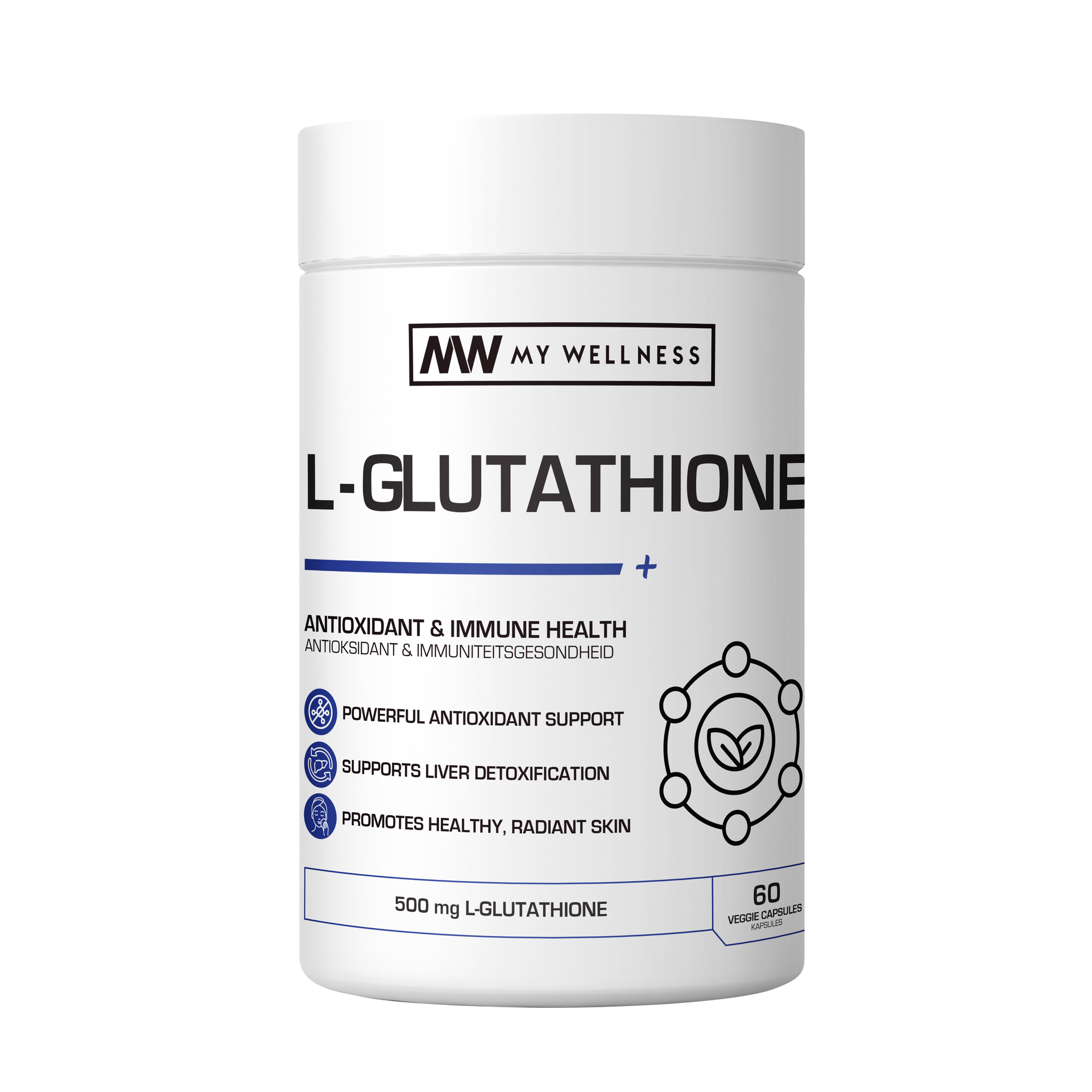 My Wellness L-Glutathione 60 Veggie Capsules