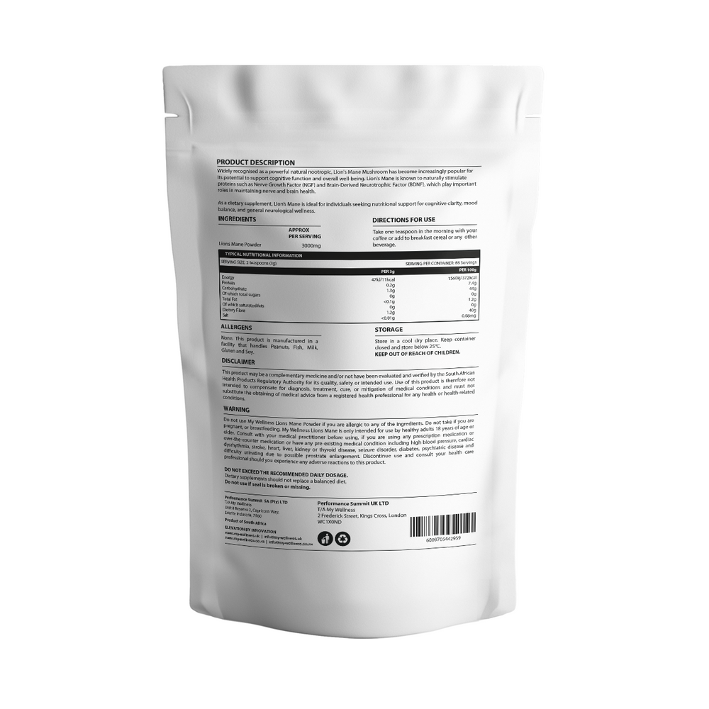 My Wellness Super Lions Mane Powder 200g