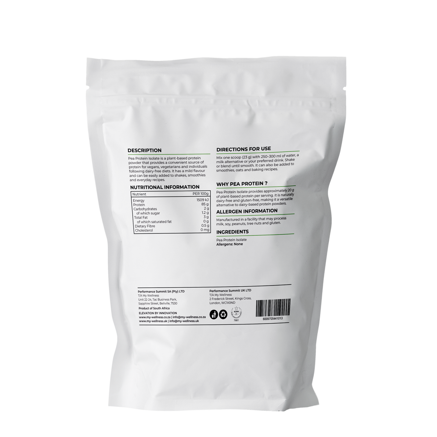 My Wellness Pure Pea Protein