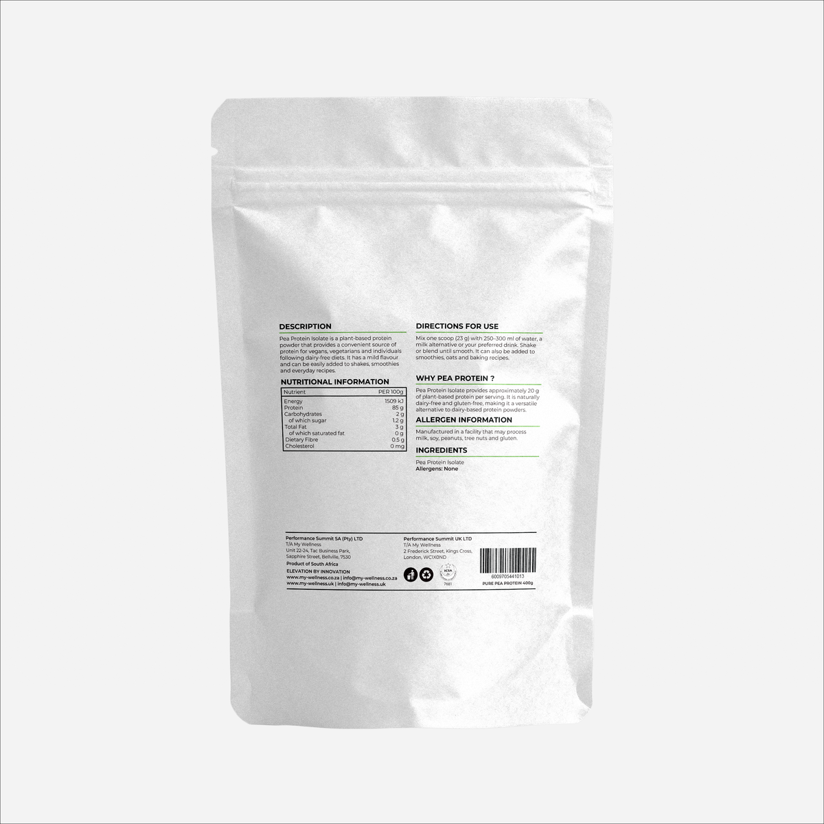 My Wellness Pure Pea Protein