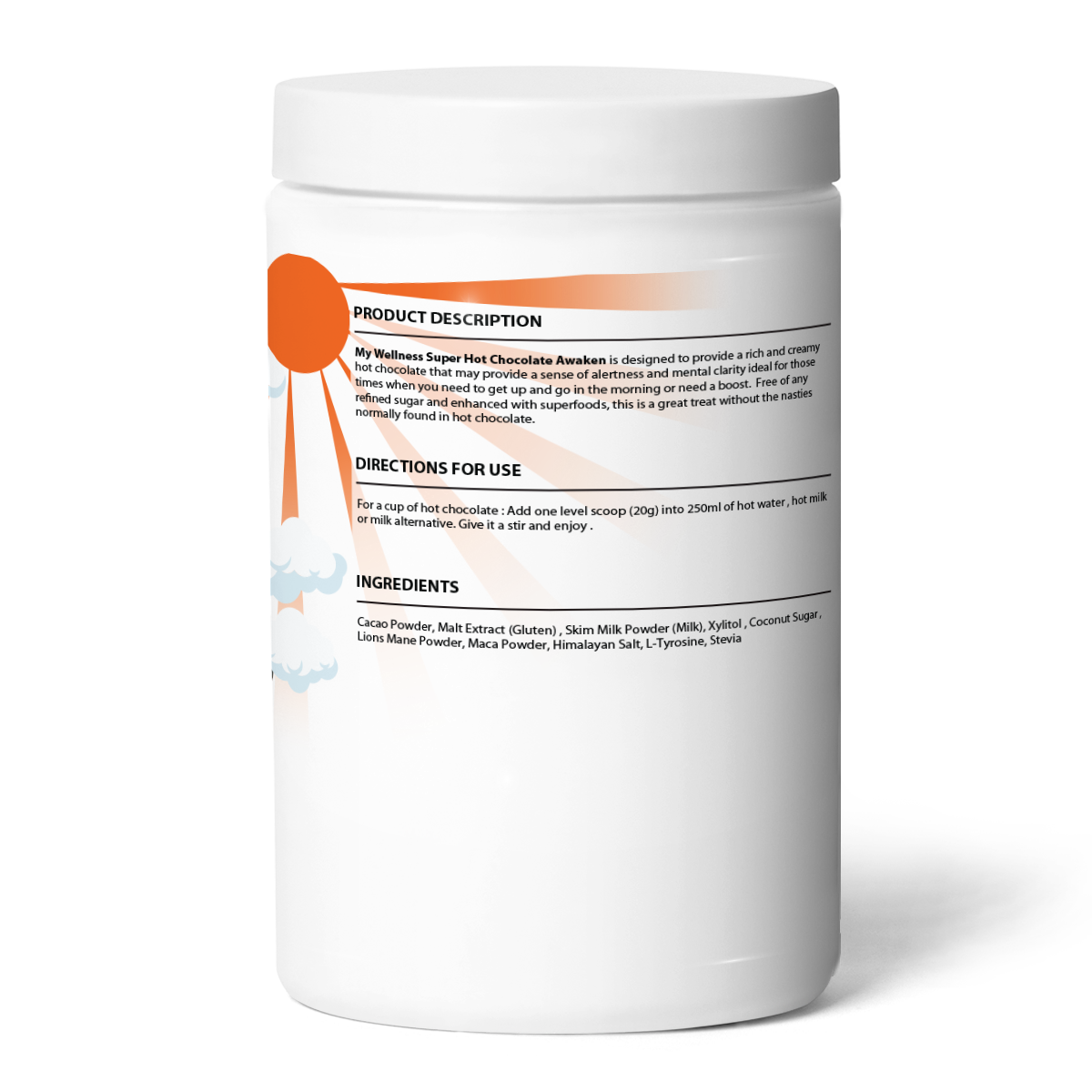 My Wellness Super Hot Chocolate Awaken 400g
