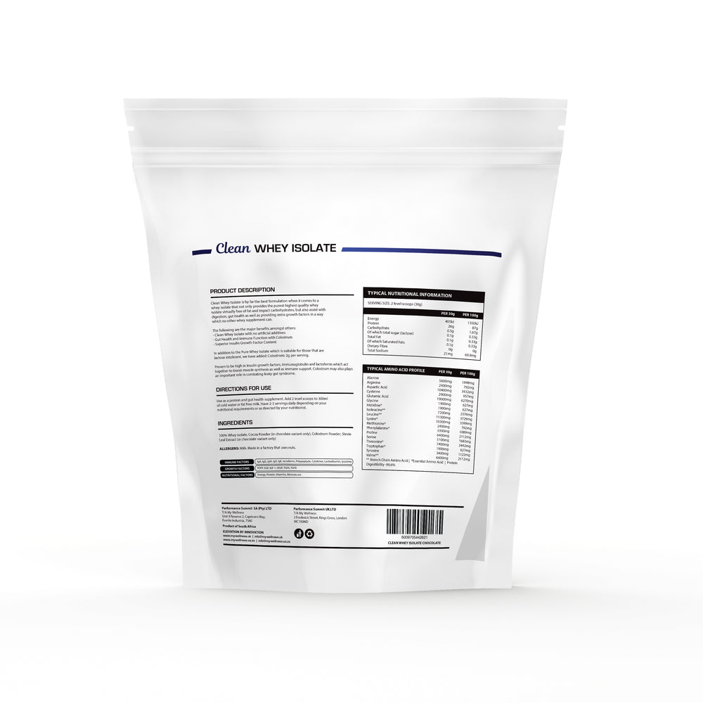 My Wellness Clean Whey Isolate 1.8kg