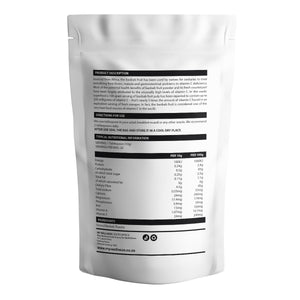 Health and nutritional information of Baobab Powder - Treats fevers, malaria, gastrointestinal problems and Vitamin C deficiency. Contains high levels of vitamin C.