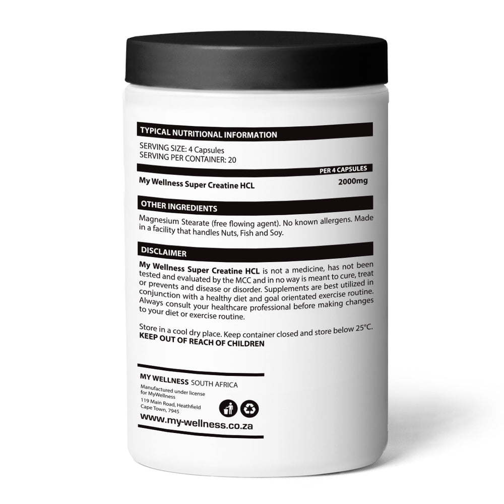 Super Creatine HCL 80 Veggie Caps