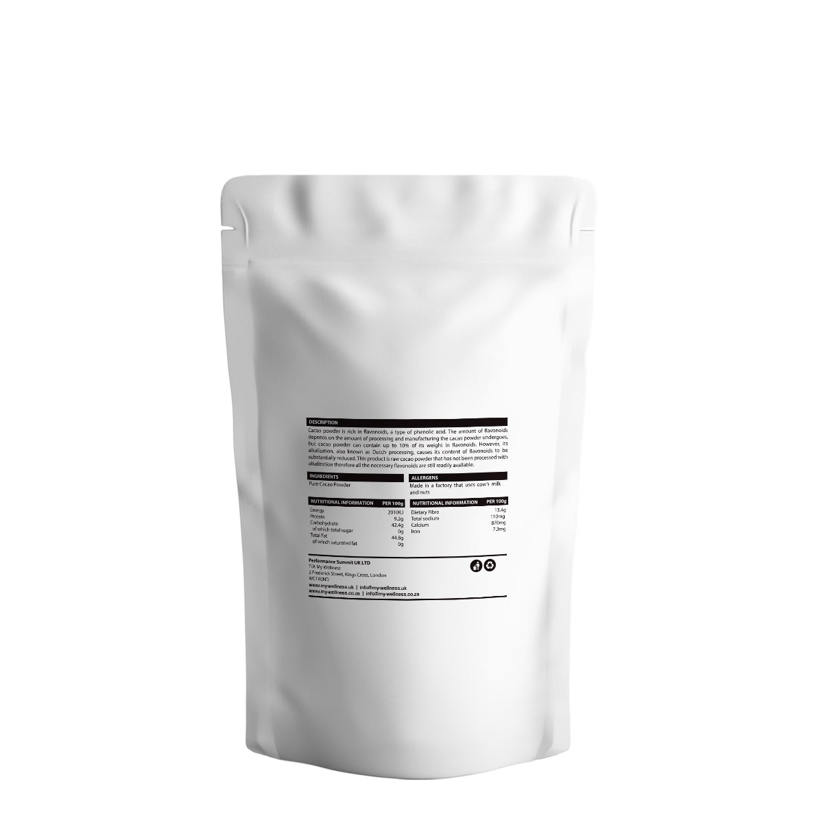 My Wellness Raw Cacao Powder