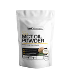 Super MCT Oil Powder - medium chain triglycerides naturally found in coconut oils. Use in smoothies to provide creaminess and add to coffee or tea as a creamer to achieve ketosis. My Wellness SA Keto Health Products.