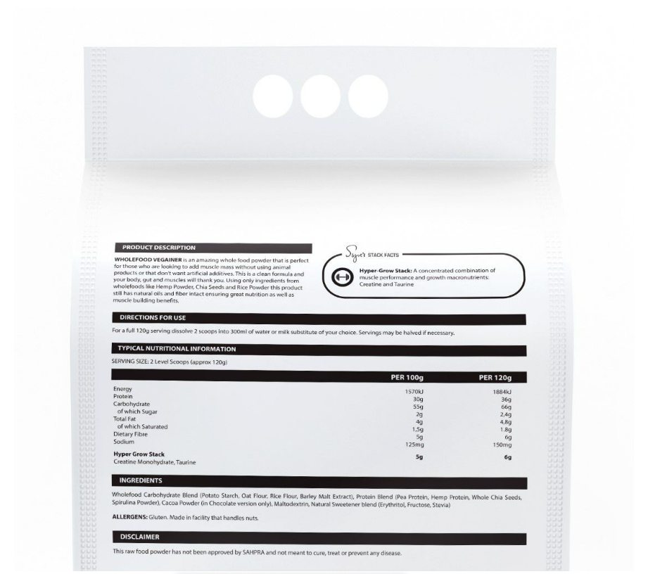 Wholefood Vegainer 3.6kg