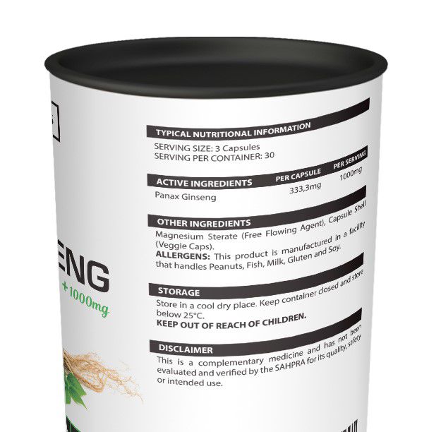 Panax Ginseng 90 Caps